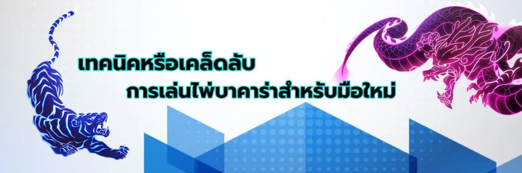 เทคนิคหรือเคล็ดลับในการเล่นไพ่บาคาร่าสำหรับมือใหม่